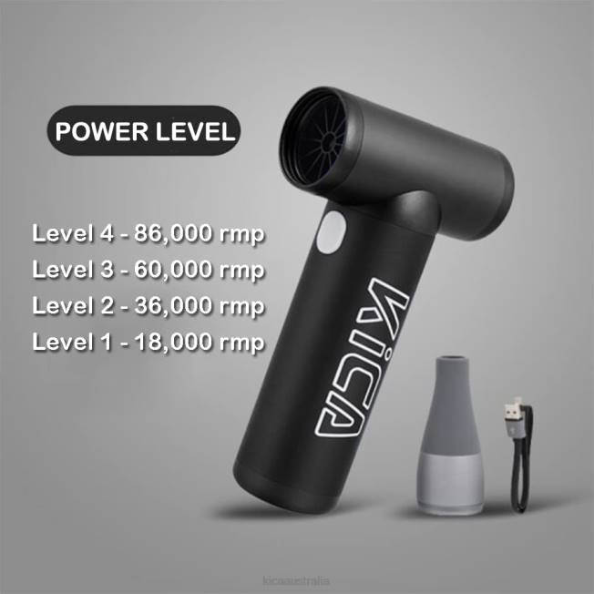 Black KiCA Jet Fan KC1 Tools 6ZRZ1