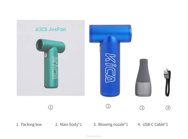 Black KiCA Jet Fan KC1 Tools 6ZRZ1